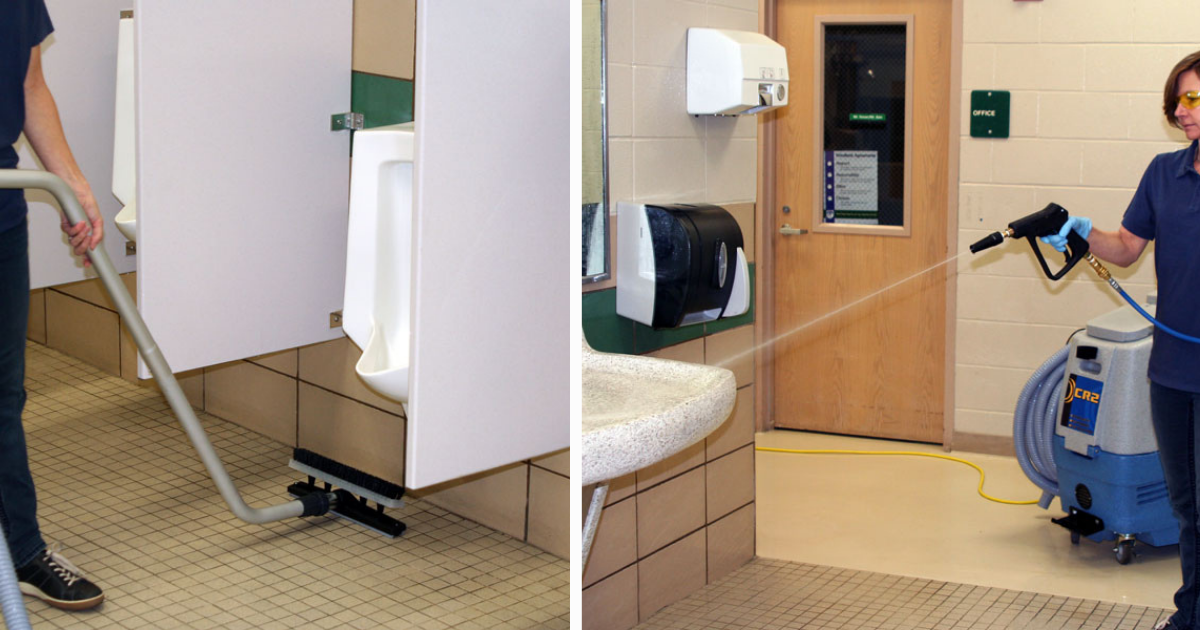 Restroom cleaning machines in Kansas City