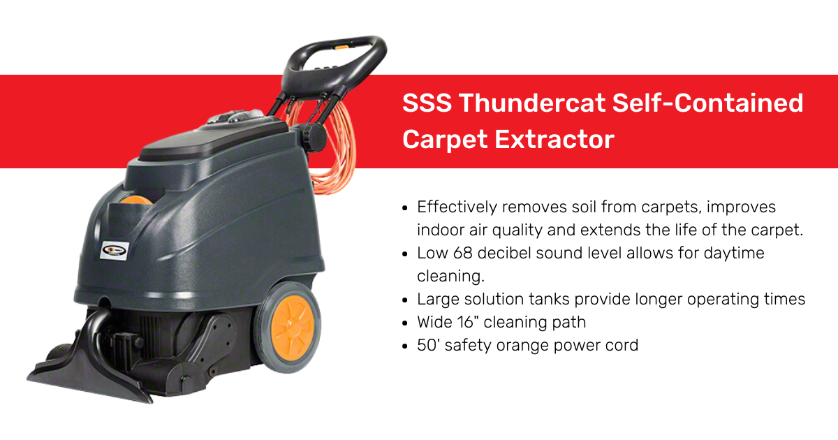 SSS Thundercat Carpet Extractor in Kansas City from Q4 Industries